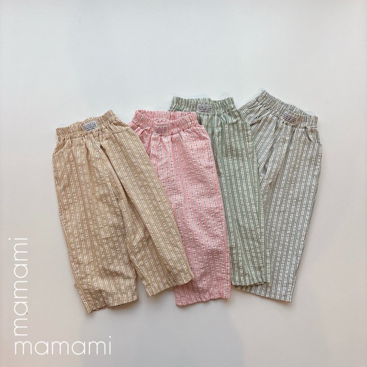 Mamami - Korean Women Fashion - #womensfashion - Stripe Mood Pants
