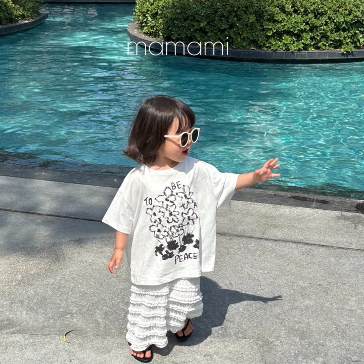 Mamami - Korean Women Fashion - #womensfashion - Peace Flower Tee (with Mom) - 9