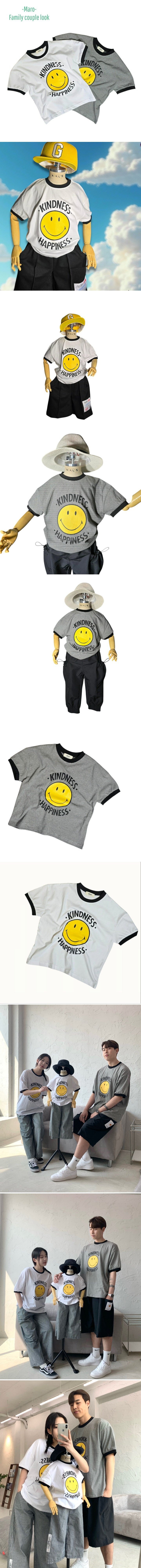 Maro - Korean Women Fashion - #momslook - Kind Smile Tee (Adult)