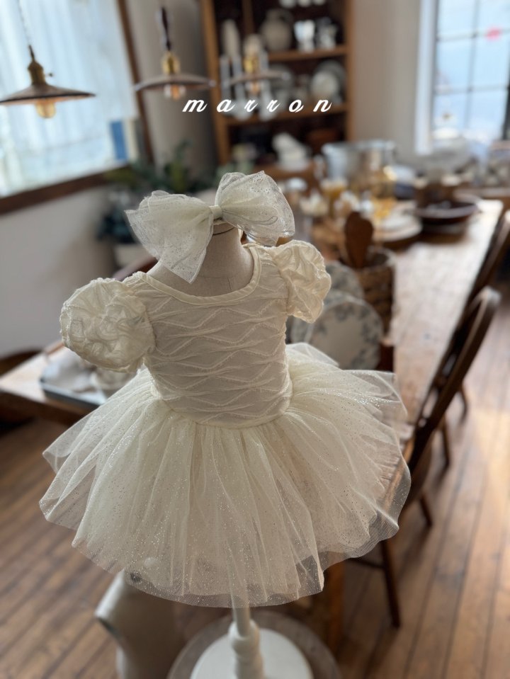 Marron - Korean Baby Fashion - #babyboutique - Ballerina Suit (Headband not included) - 10