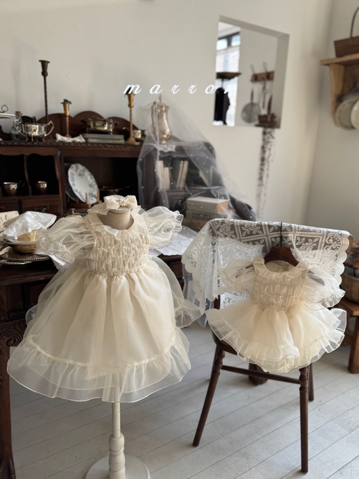 Marron - Korean Baby Fashion - #babyboutique - Lauren Dress - 8