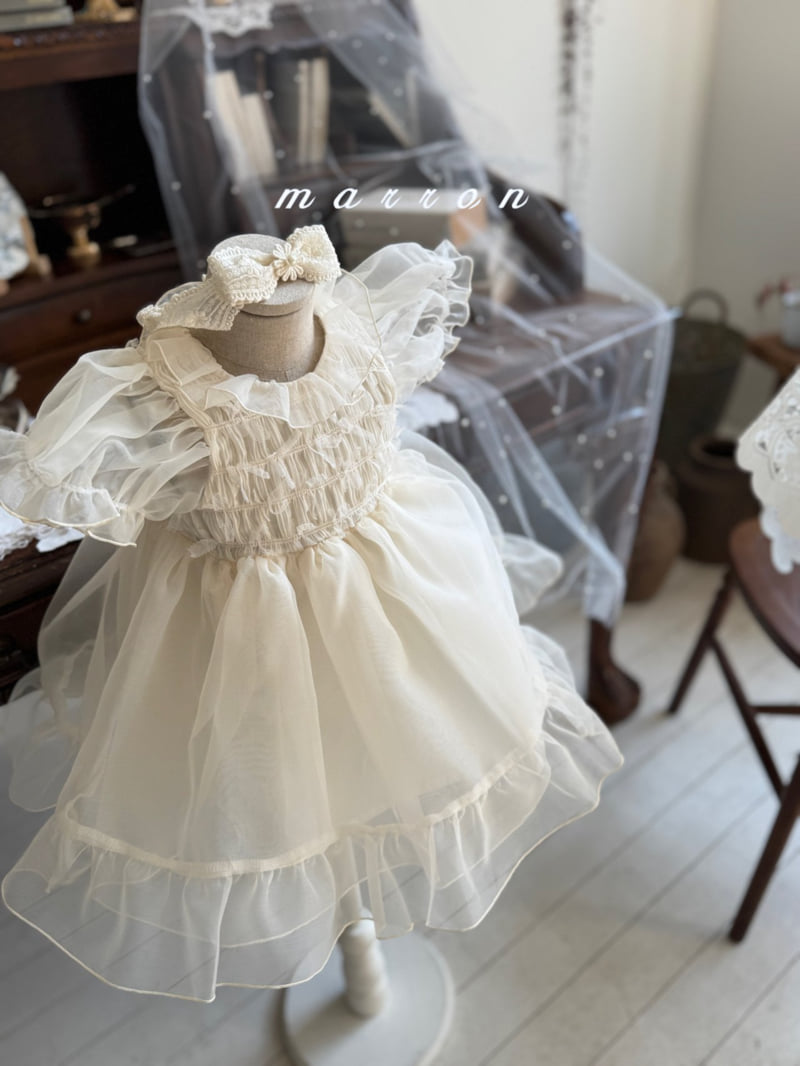 Marron - Korean Baby Fashion - #babyboutique - Lauren Dress - 9