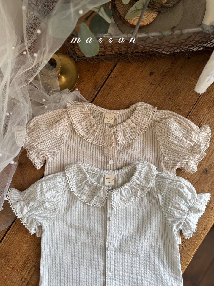 Marron - Korean Baby Fashion - #babyboutique - Windy Blouse - 2