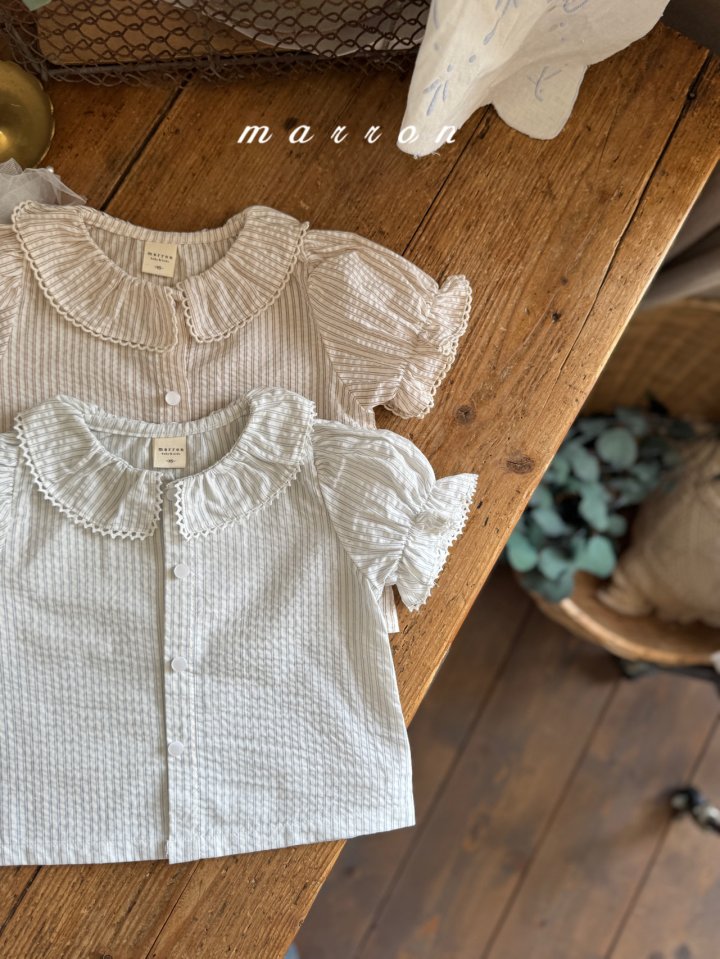Marron - Korean Baby Fashion - #babyboutique - Windy Blouse - 3
