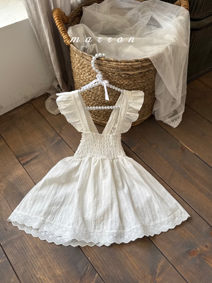 Marron - Korean Baby Fashion - #babyboutique - Sweet Dress - 2