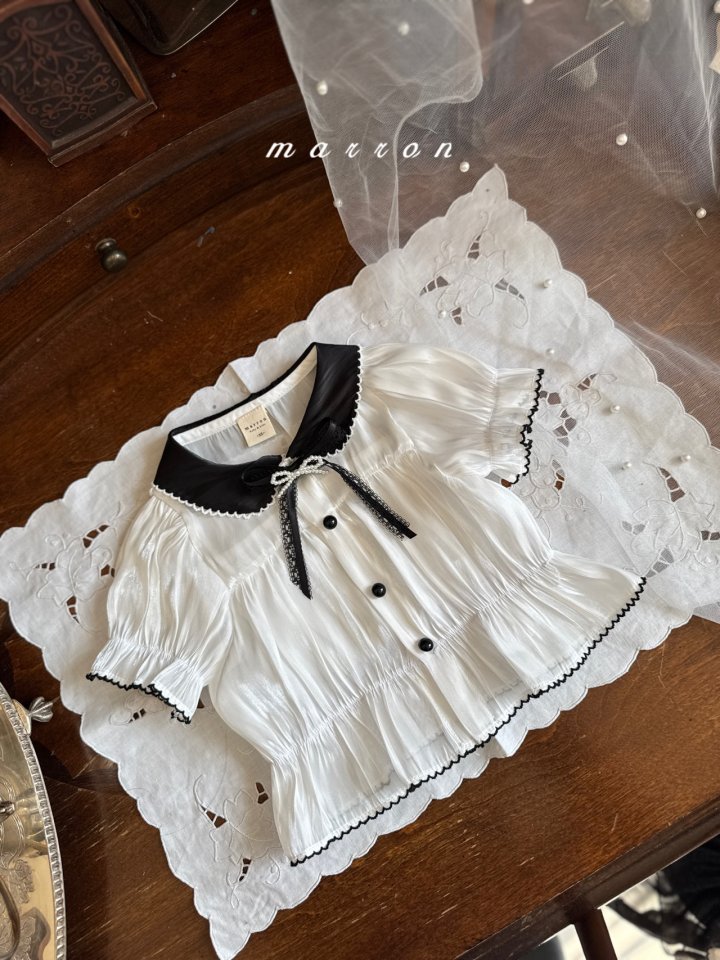 Marron - Korean Baby Fashion - #babyboutique - Jenny Blouse