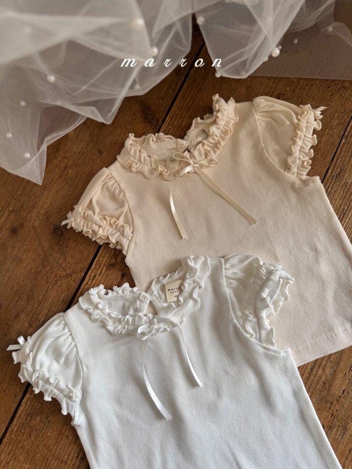 Marron - Korean Baby Fashion - #babyboutiqueclothing - Nana Tee - 2
