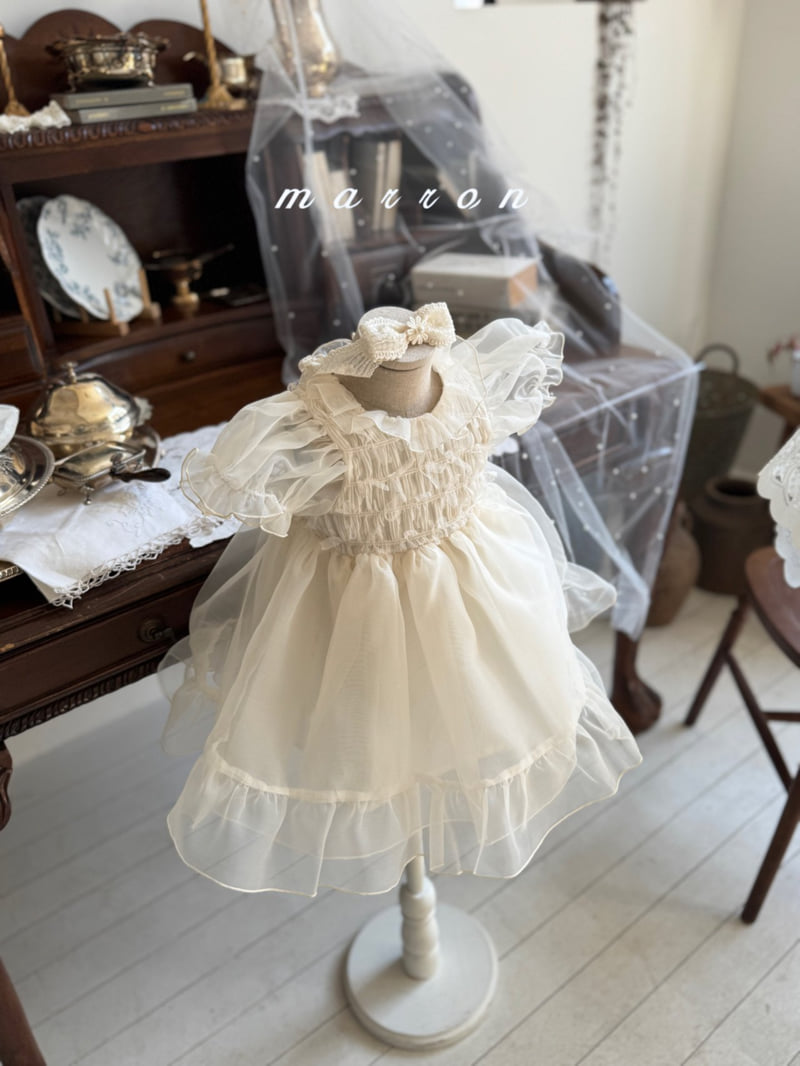 Marron - Korean Baby Fashion - #babyboutiqueclothing - Lauren Dress - 10