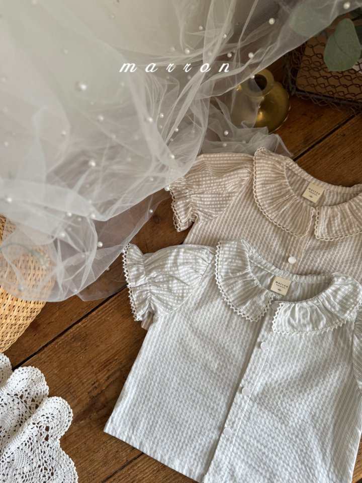 Marron - Korean Baby Fashion - #babyboutique - Windy Blouse - 4