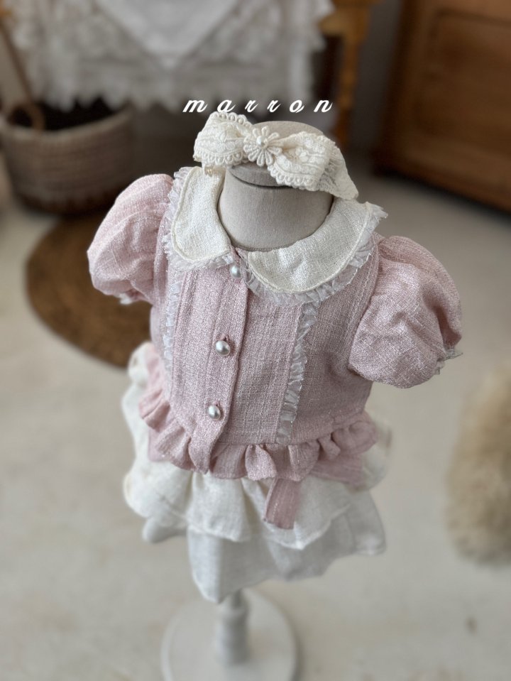Marron - Korean Baby Fashion - #babyclothing - Ribbon Headband - 8
