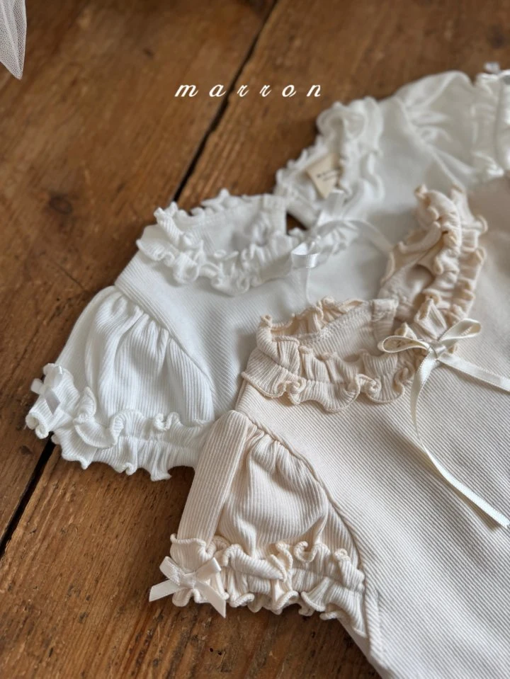 Marron - Korean Baby Fashion - #babyclothing - Nana Tee - 3
