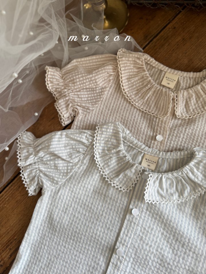 Marron - Korean Baby Fashion - #babyclothing - Windy Blouse - 5