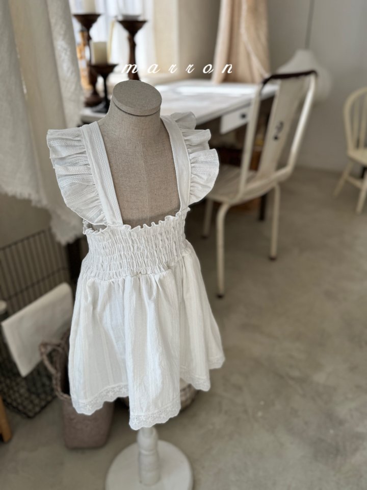 Marron - Korean Baby Fashion - #babyboutiqueclothing - Sweet Dress - 4