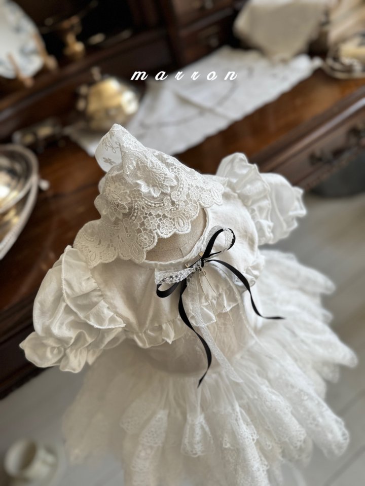 Marron - Korean Baby Fashion - #babyfashion - Tiara Suit (Ribbon not included) - 9