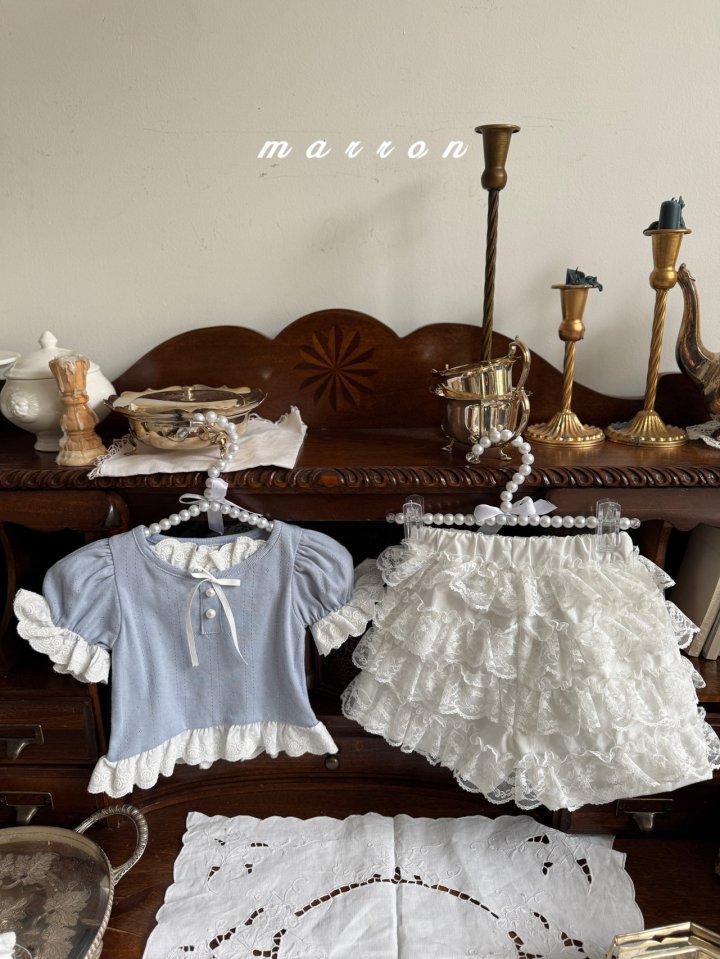 Marron - Korean Baby Fashion - #babyfashion - Rosa Tee - 5