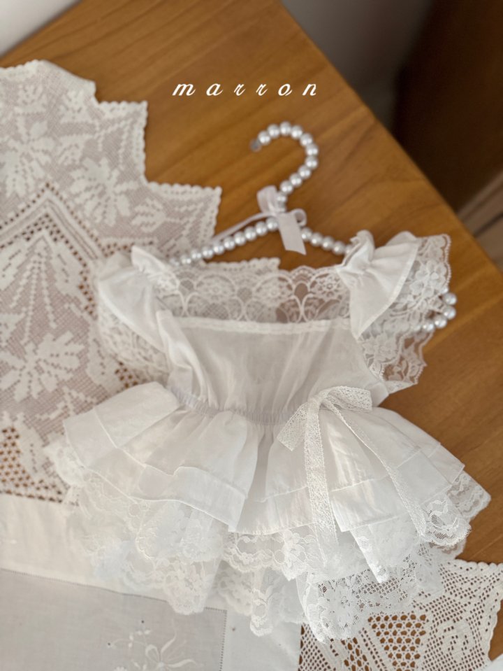 Marron - Korean Baby Fashion - #babyfever - Eve Blouse - 2