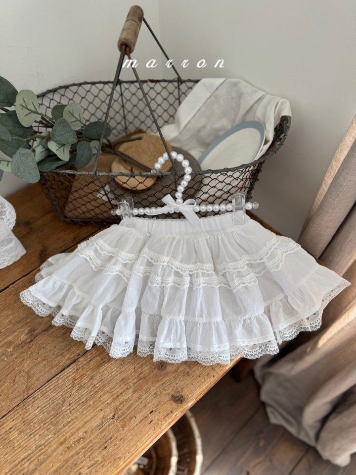 Marron - Korean Baby Fashion - #babyfever - Heine Skirt