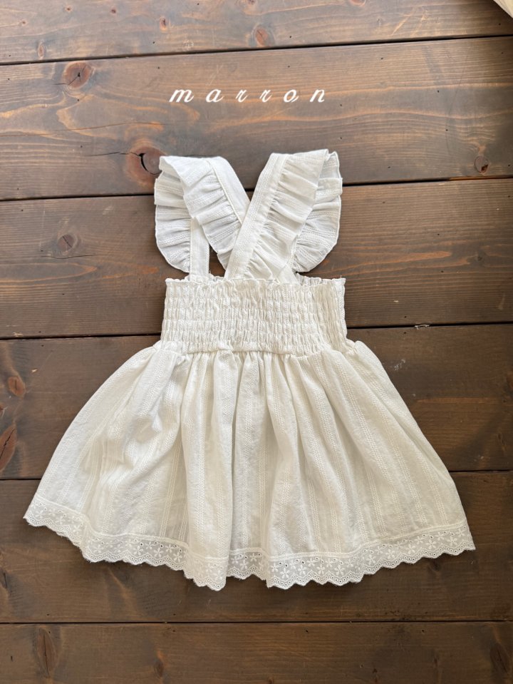 Marron - Korean Baby Fashion - #babyfever - Sweet Dress - 6