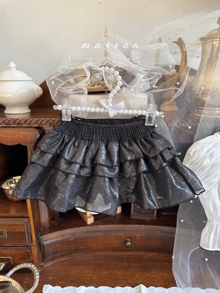 Marron - Korean Baby Fashion - #babyfashion - Pinkle Skirt - 4