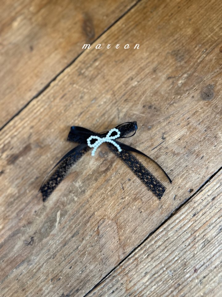 Marron - Korean Baby Fashion - #babyfever - Ribbon Brooch