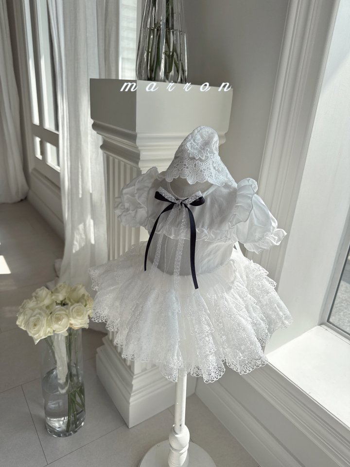 Marron - Korean Baby Fashion - #babygirlfashion - Tiara Suit (Ribbon not included) - 11