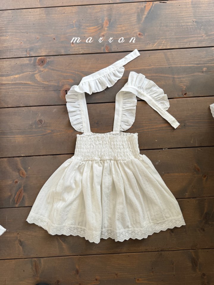 Marron - Korean Baby Fashion - #babygirlfashion - Sweet Dress - 7