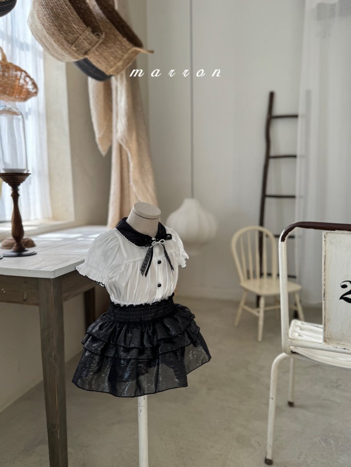 Marron - Korean Baby Fashion - #babygirlfashion - Jenny Blouse - 6