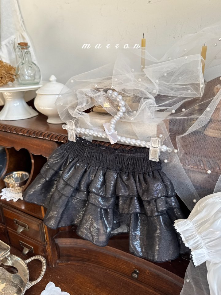 Marron - Korean Baby Fashion - #babygirlfashion - Pinkle Skirt - 5