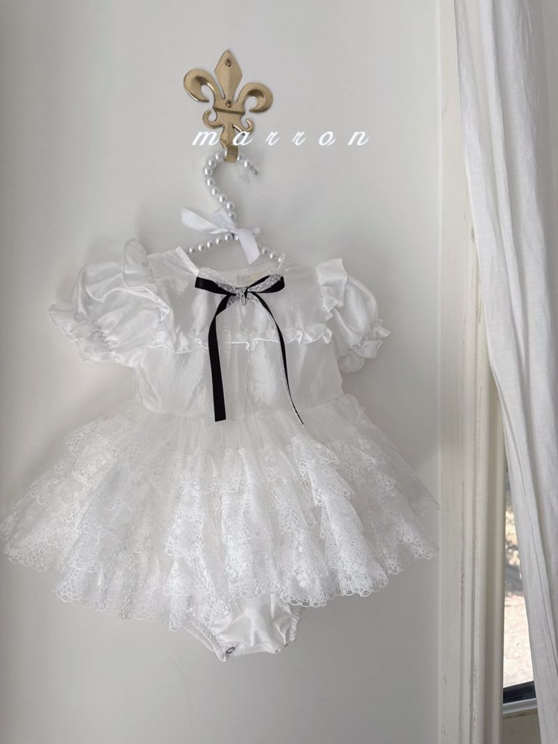 Marron - Korean Baby Fashion - #babylifestyle - Tiara Suit (Ribbon not included) - 12