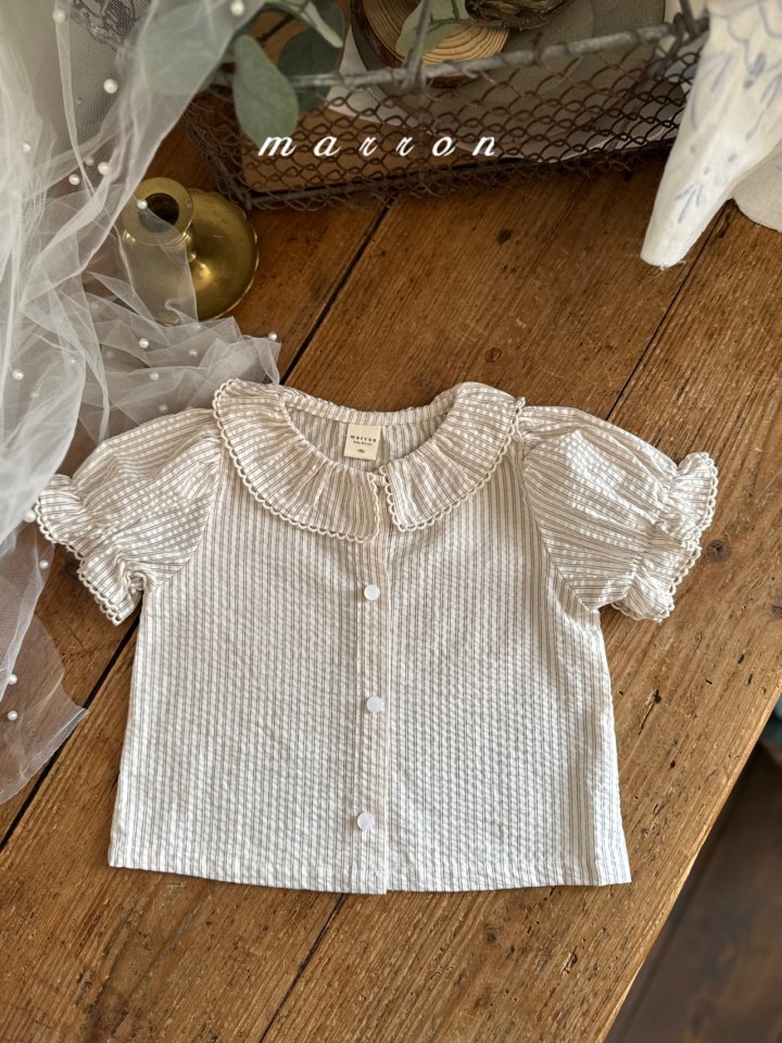 Marron - Korean Baby Fashion - #babylifestyle - Windy Blouse - 9
