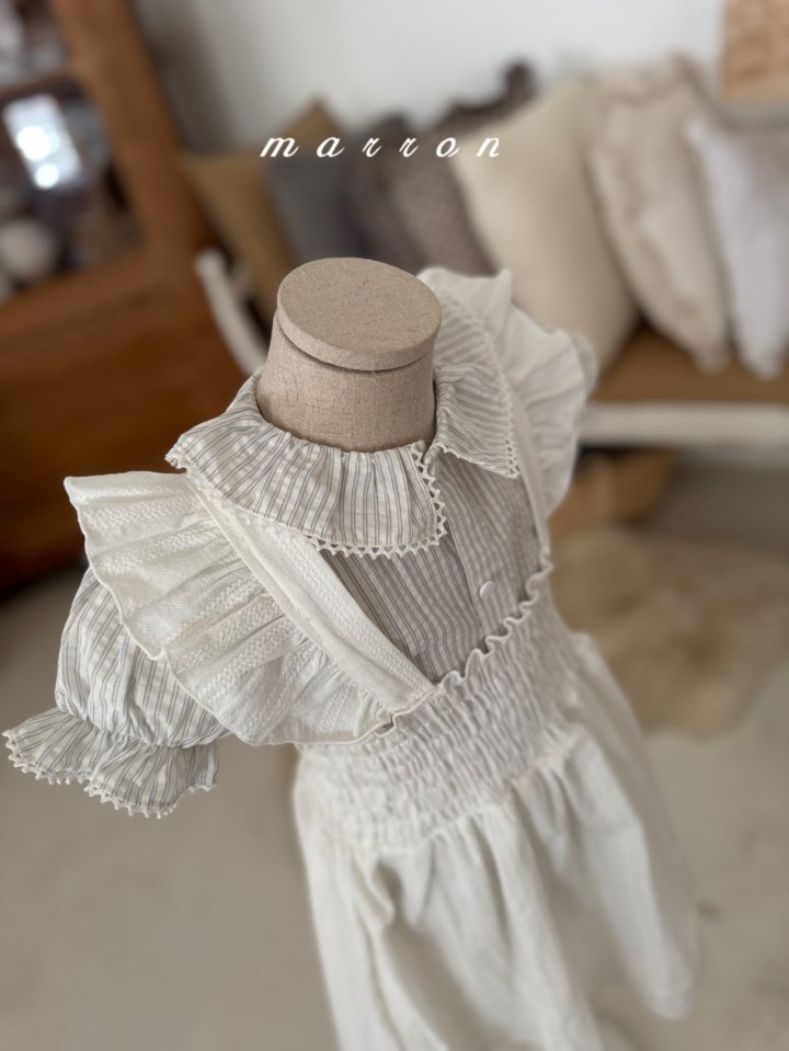 Marron - Korean Baby Fashion - #babyoninstagram - Sweet Dress - 9