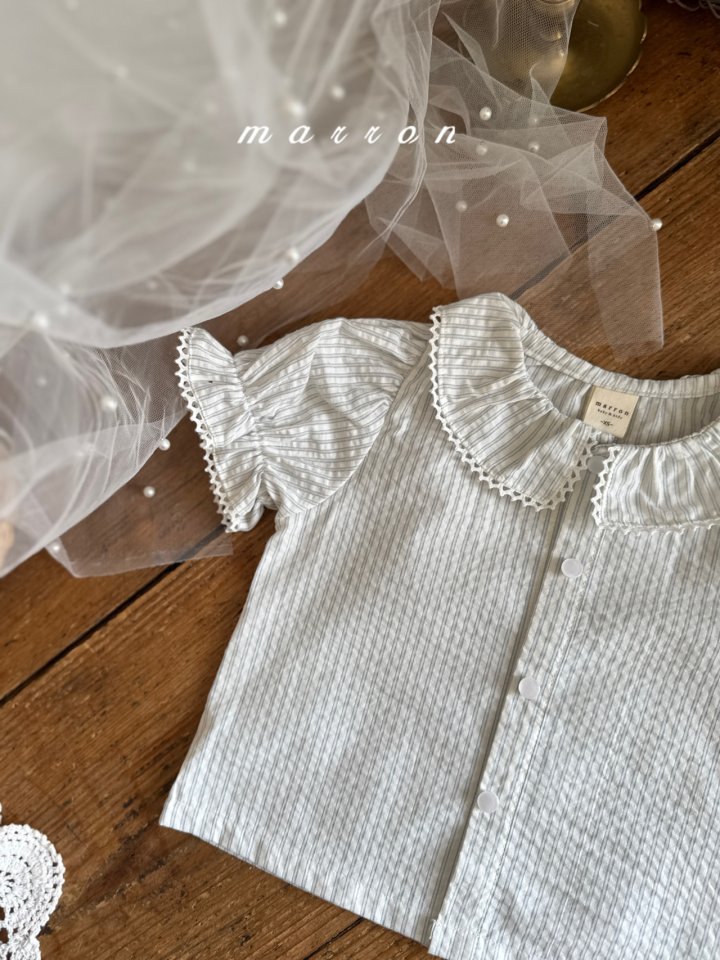 Marron - Korean Baby Fashion - #babyootd - Windy Blouse - 11