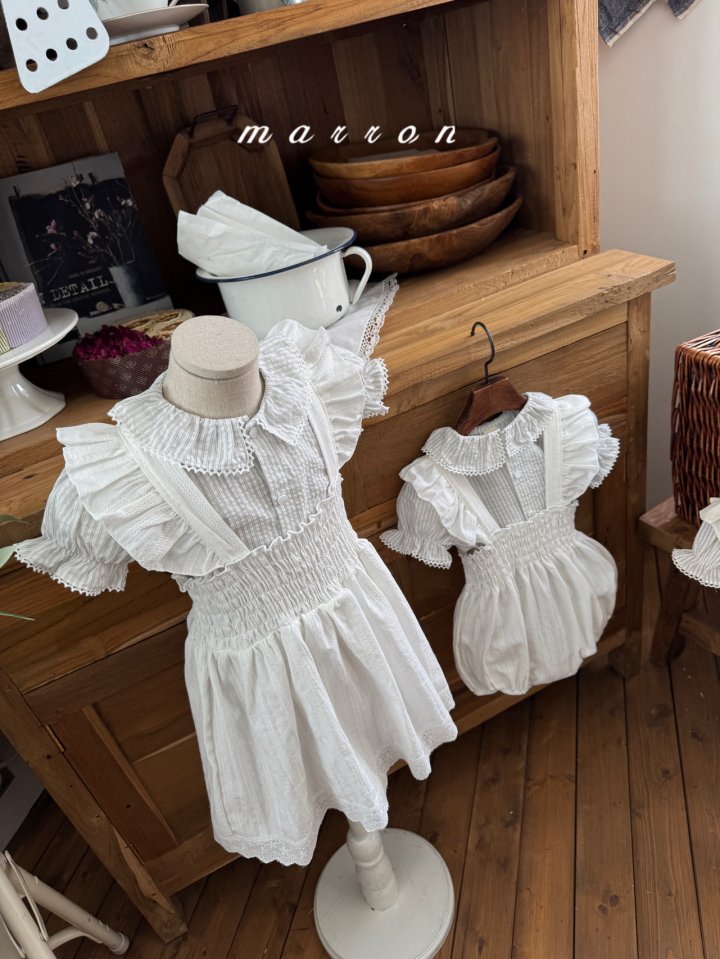 Marron - Korean Baby Fashion - #babyootd - Sweet Dress - 10