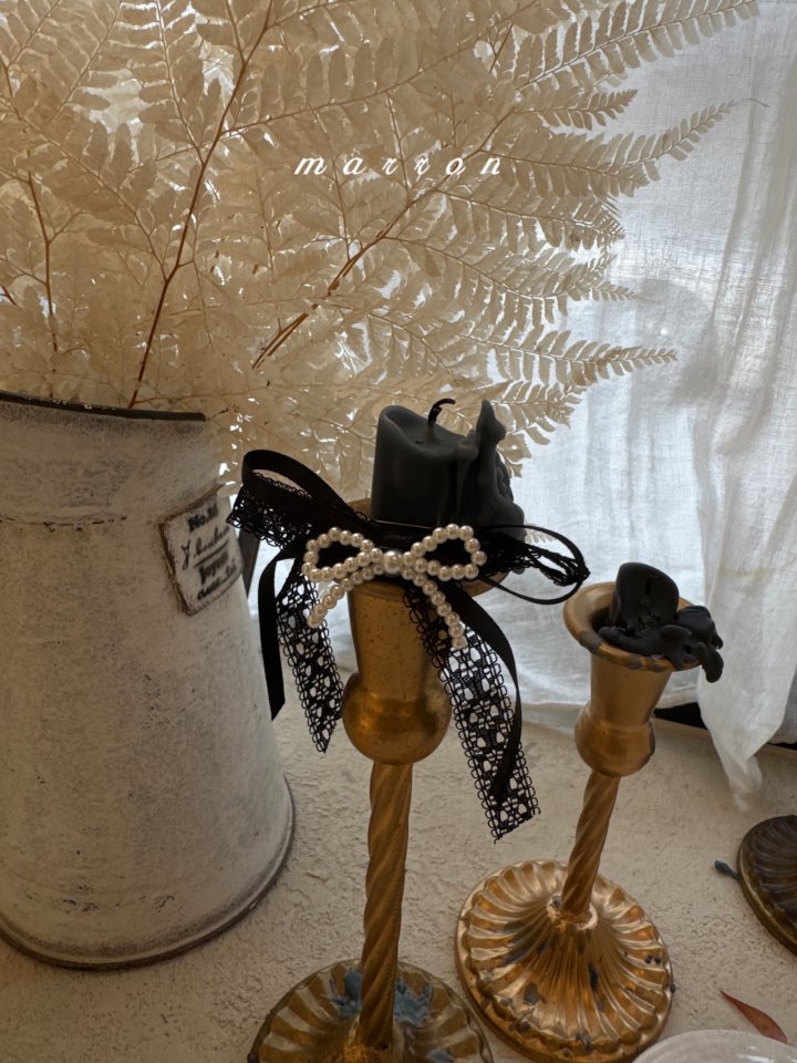Marron - Korean Baby Fashion - #babyootd - Ribbon Brooch - 5