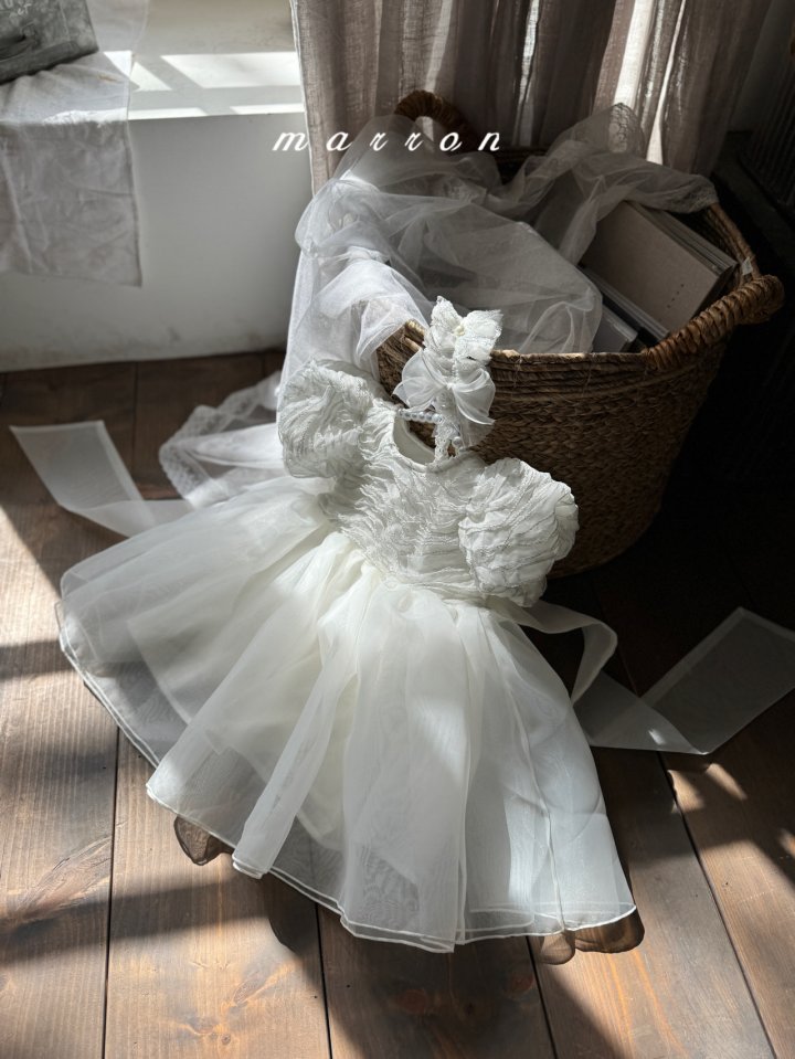 Marron - Korean Baby Fashion - #babyoutfit - Pearl Headband - 7