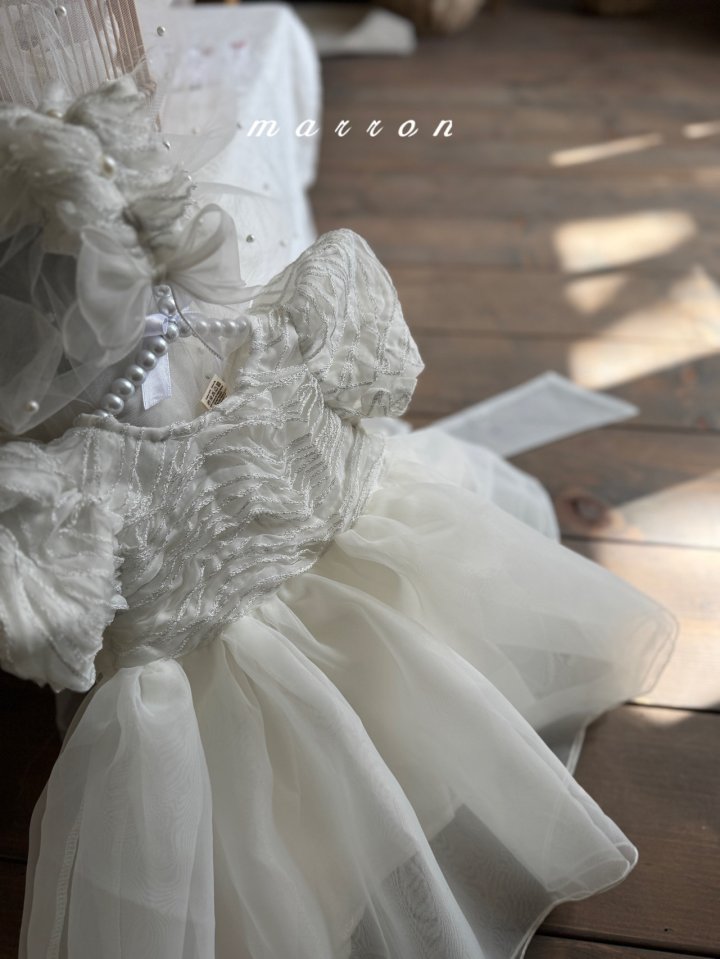 Marron - Korean Baby Fashion - #babyoutfit - Pearl Headband - 8