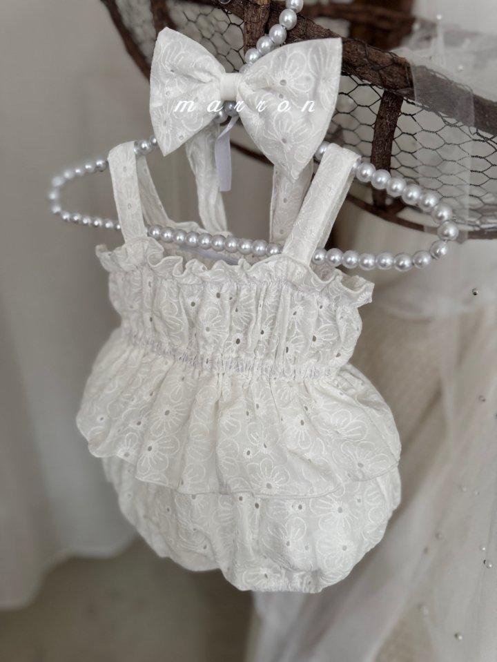 Marron - Korean Baby Fashion - #babyoutfit - Summer Suit Set - 6