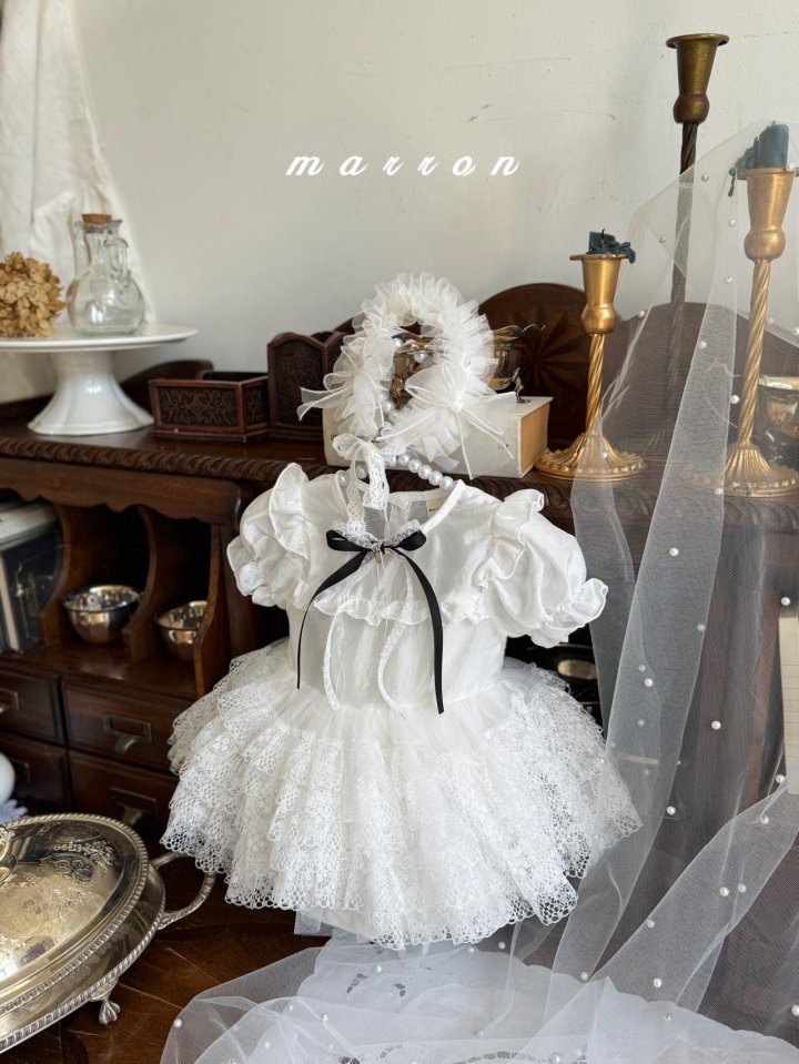Marron - Korean Baby Fashion - #babyoutfit - Tiara Suit (Ribbon not included)