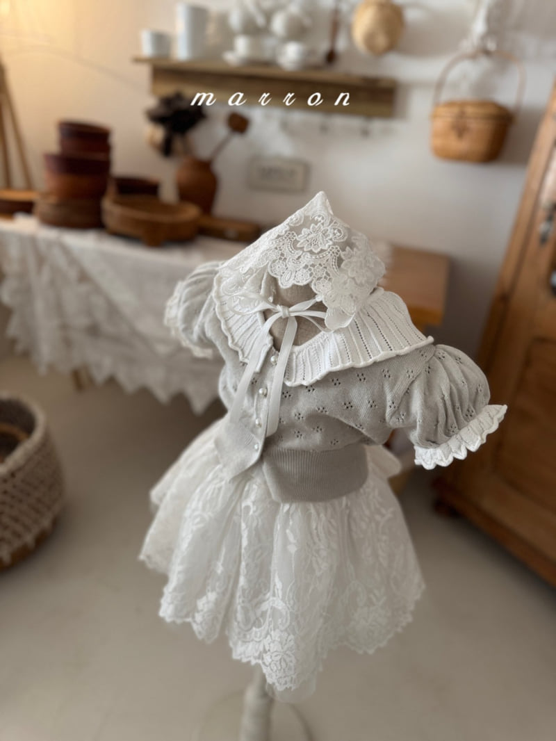 Marron - Korean Baby Fashion - #babyoutfit - Laura Knit Cardigan - 12