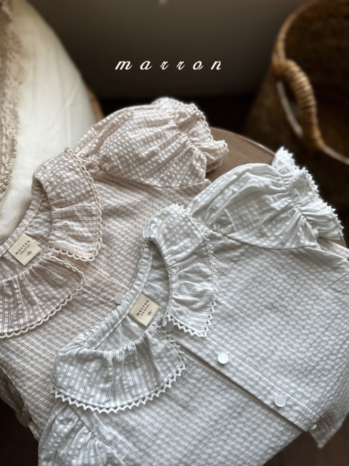 Marron - Korean Baby Fashion - #babyoutfit - Windy Blouse - 12
