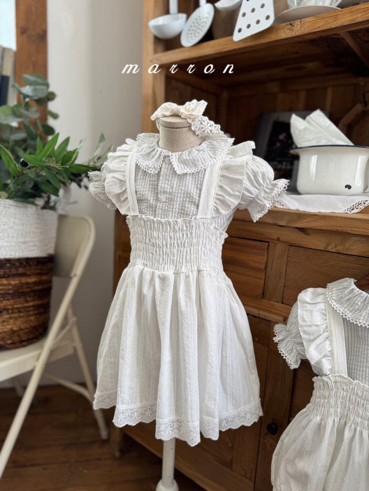 Marron - Korean Baby Fashion - #babyoutfit - Sweet Dress - 11