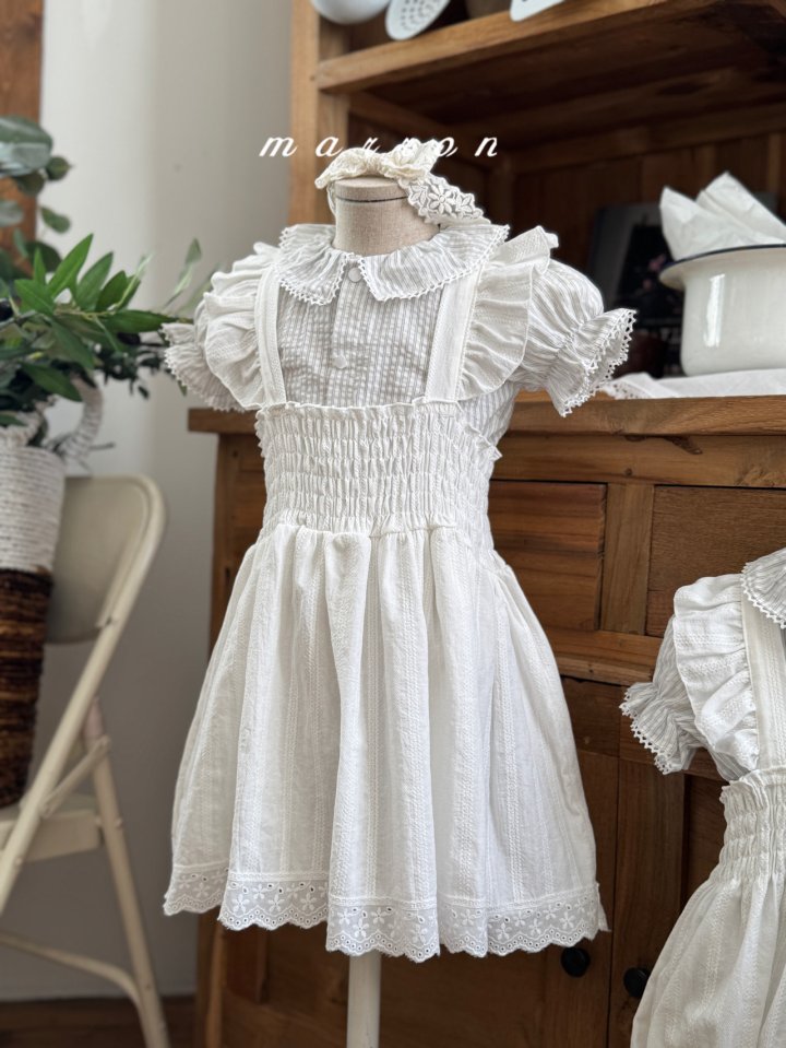 Marron - Korean Baby Fashion - #babyoutfit - Sweet Dress - 12