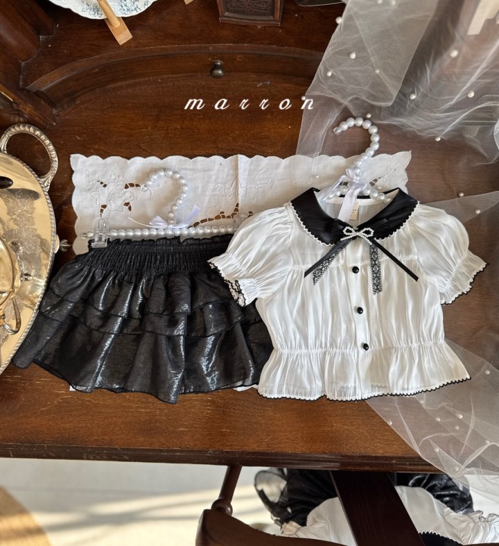 Marron - Korean Baby Fashion - #babyoutfit - Pinkle Skirt - 10