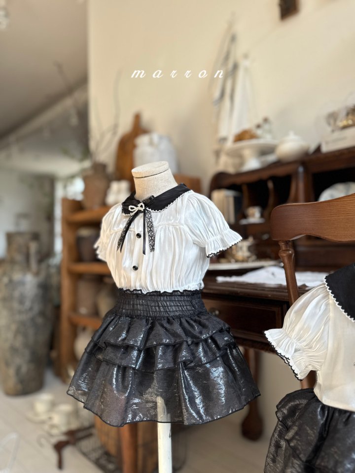 Marron - Korean Baby Fashion - #babyoutfit - Ribbon Brooch - 7