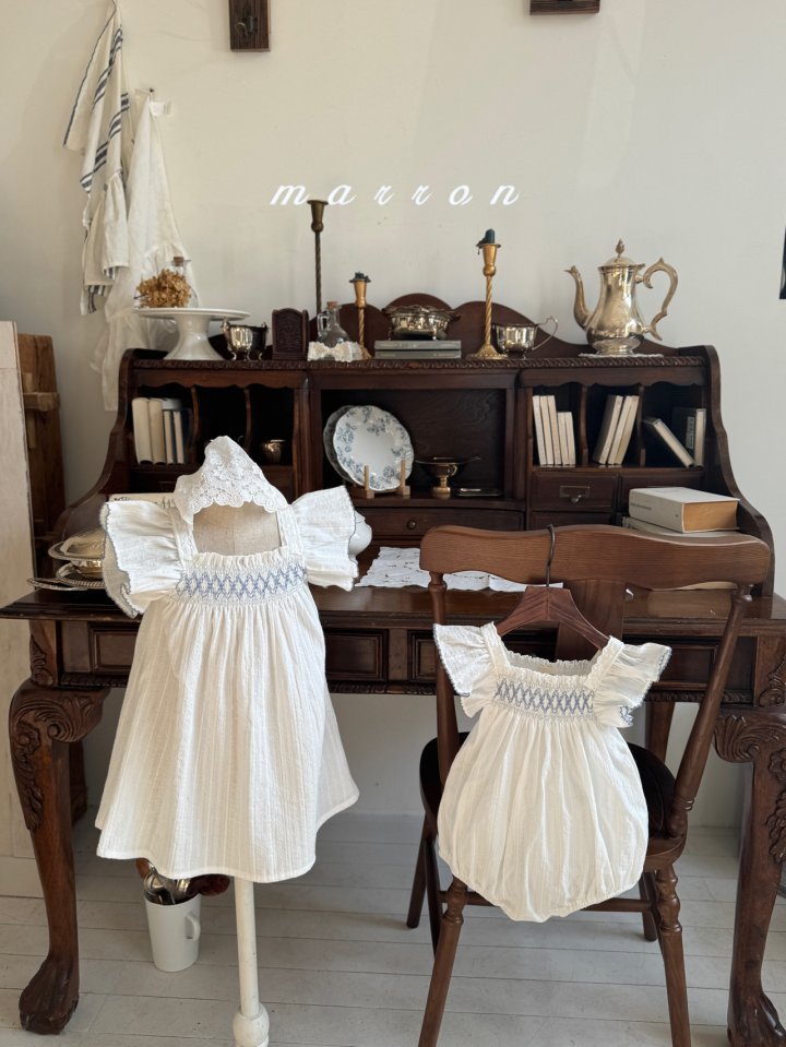 Marron - Korean Baby Fashion - #babywear - Sun Set One-piece - 6