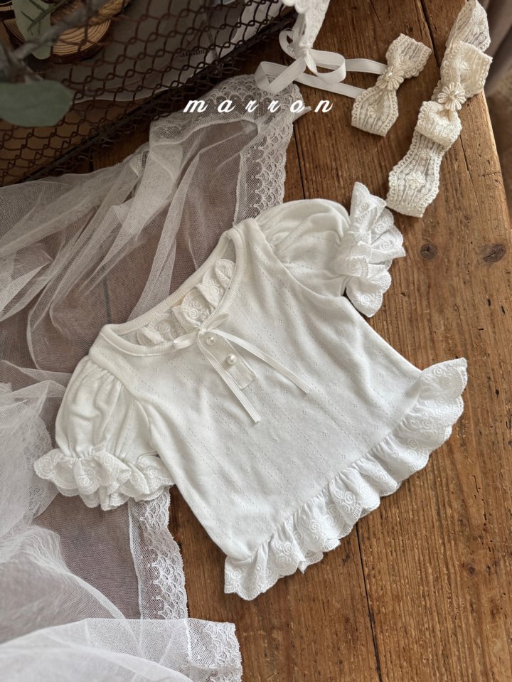 Marron - Korean Baby Fashion - #babywear - Ribbon Snap Pin - 4