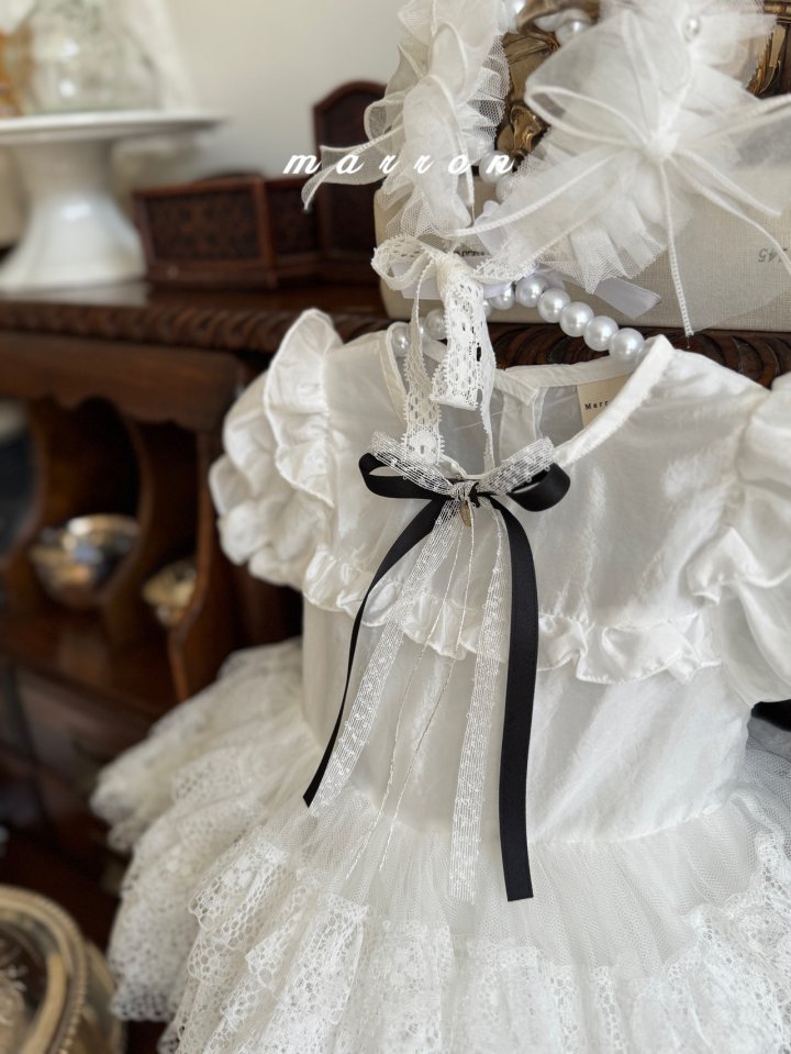 Marron - Korean Baby Fashion - #onlinebabyboutique - Tiara Suit (Ribbon not included) - 3