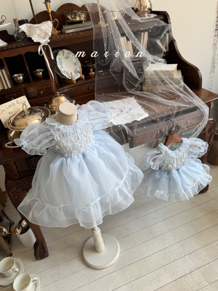Marron - Korean Baby Fashion - #onlinebabyboutique - Lauren Dress - 6