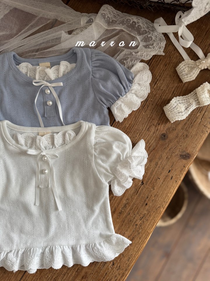 Marron - Korean Baby Fashion - #onlinebabyshop - Ribbon Snap Pin - 5