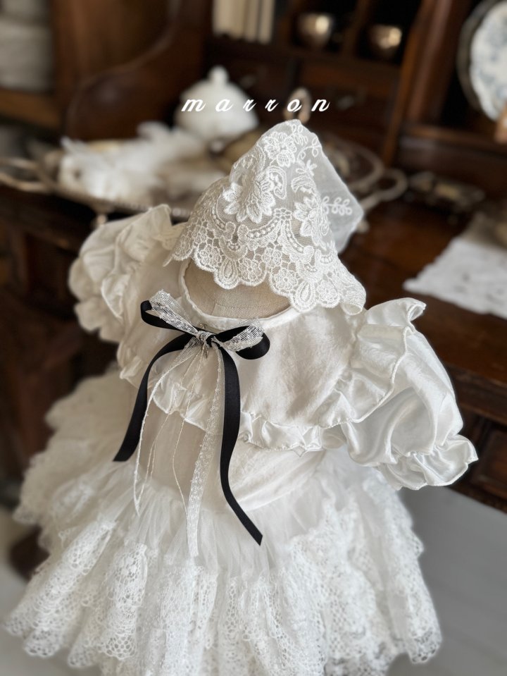 Marron - Korean Baby Fashion - #onlinebabyboutique - Tiara Suit (Ribbon not included) - 4
